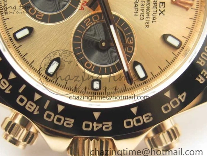 Leather 1:1 Gold Noob Rose Daytona RG Dial Edition SA4130 Best Strap On 116515 0416